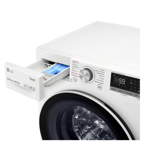 LG F4WV510S0E Lavatrice Intelligente AIDD 10,5kg Vapore TurboWash 1400 Giri/min Carica frontale Classe B