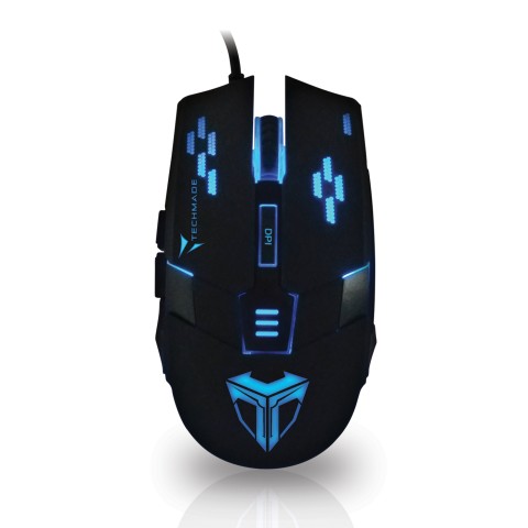 Techmade TM-PG-20 mouse Giocare Ambidestro USB tipo A 2400 DPI