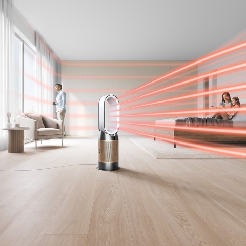 Dyson HP09 27 m² 63 dB 40 W Oro, Argento