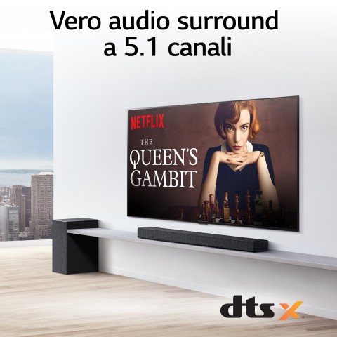 LG SP7.DEUSLLK altoparlante soundbar Nero, Argento 5.1 canali 440 W