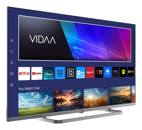 SABA SA40Q89VDA TV 101,6 cm (40") Full HD Smart TV Wi-Fi Grigio 250 cd/m²