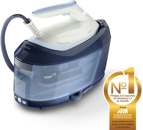 Philips 6000 series PerfectCare PSG6026/20, Ferro da stiro generatore di vapore, 2400W, 1.8L