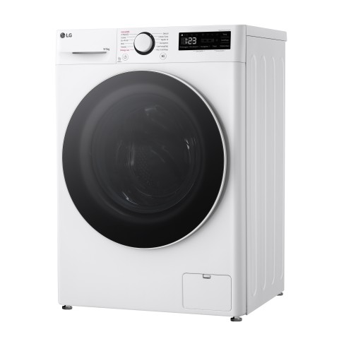 LG D2R5S09TSWW Lavasciuga slim 9/5kg AI DD, Classe E, 1200 giri, TurboWash 360, Vapore