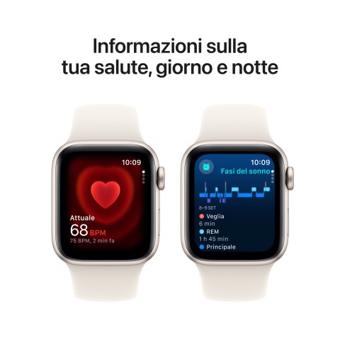 Apple Watch SE GPS 40mm Cassa Alluminio Galassia con Galassia Sport Band - M/L