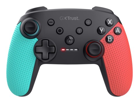 Trust GXT 1246B Muta Nero, Blu, Rosso Bluetooth Gamepad Nintendo Switch, Nintendo Switch Lite