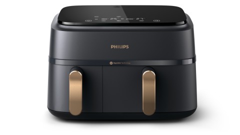 Philips 3000 series Airfryer doppio cestello, friggitrice ad aria da 9.0L, 12 metodi di cottura, App per ricette NA352/00