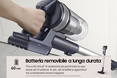 Samsung Aspirapolvere senza filo Jet™ 65 pet 150W VS15A60AGR5