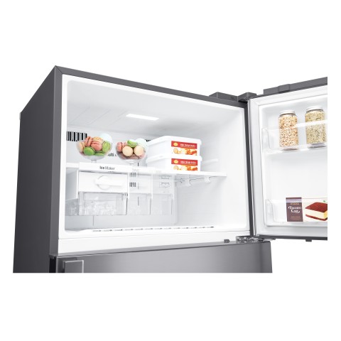 LG GTB744PZHED Frigorifero doppia porta, Classe E, 506L, Wi-Fi, Door Cooling, Cassetto 0 gradi, Gestione umidità, Inox