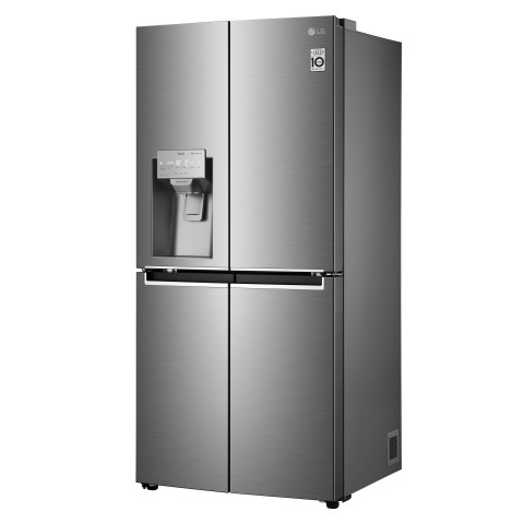 LG GML844PZAE Frigorifero Multidoor Slim, Classe E 506L, Wi-Fi, Drink dispenser, UVnano, Door Cooling, Inox