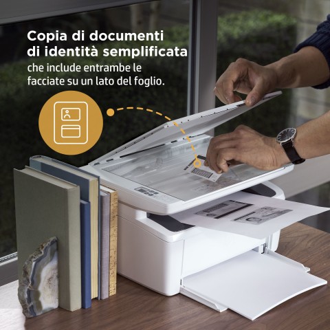 HP LaserJet Stampante multifunzione M140w, Bianco e nero, Stampante per Piccoli uffici, Stampa, copia, scansione, Scansione verso e-mail; scansione verso PDF; dimensioni compatte