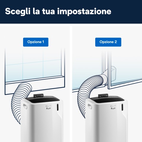 De’Longhi PAC EM93 Silent condizionatore portatile 63 dB Bianco