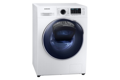 Samsung WD8NK52E0ZW/ET lavasciuga slim a caricamento frontale Addwash™ 8/5 kg Classe C/F 1200 giri/min, Porta blu + Panel Nero