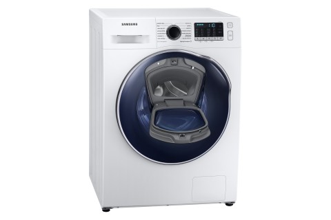 Samsung WD8NK52E0ZW/ET lavasciuga slim a caricamento frontale Addwash™ 8/5 kg Classe C/F 1200 giri/min, Porta blu + Panel Nero