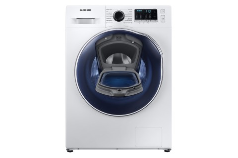 Samsung WD8NK52E0ZW/ET lavasciuga slim a caricamento frontale Addwash™ 8/5 kg Classe C/F 1200 giri/min, Porta blu + Panel Nero