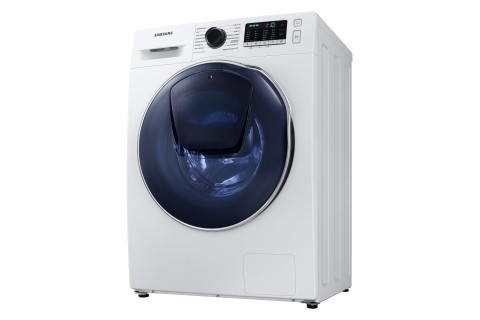 Samsung WD8NK52E0ZW/ET lavasciuga slim a caricamento frontale Addwash™ 8/5 kg Classe C/F 1200 giri/min, Porta blu + Panel Nero