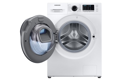 Samsung WD8NK52E0ZW/ET lavasciuga slim a caricamento frontale Addwash™ 8/5 kg Classe C/F 1200 giri/min, Porta blu + Panel Nero