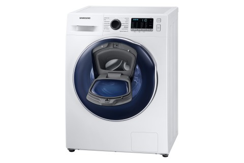 Samsung WD8NK52E0ZW/ET lavasciuga slim a caricamento frontale Addwash™ 8/5 kg Classe C/F 1200 giri/min, Porta blu + Panel Nero