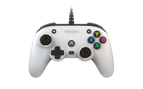 NACON Pro Compact Controller Bianco USB Gamepad Xbox One, Xbox Series S, Xbox Series X