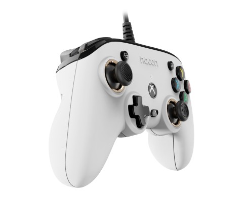 NACON Pro Compact Controller Bianco USB Gamepad Xbox One, Xbox Series S, Xbox Series X