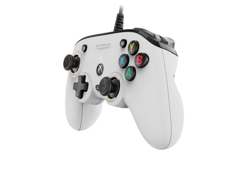 NACON Pro Compact Controller Bianco USB Gamepad Xbox One, Xbox Series S, Xbox Series X