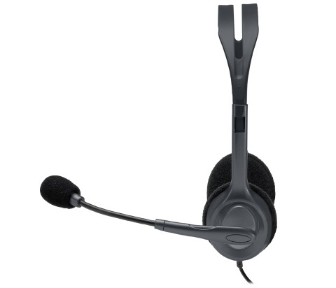 Logitech 981-000593 cuffia e auricolare Cablato A Padiglione Ufficio Grigio