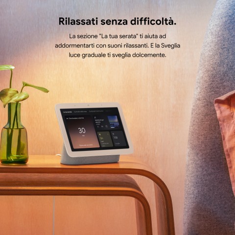 Google Nest Hub (2 generazione) - Dispositivo per la smart home con Assistente