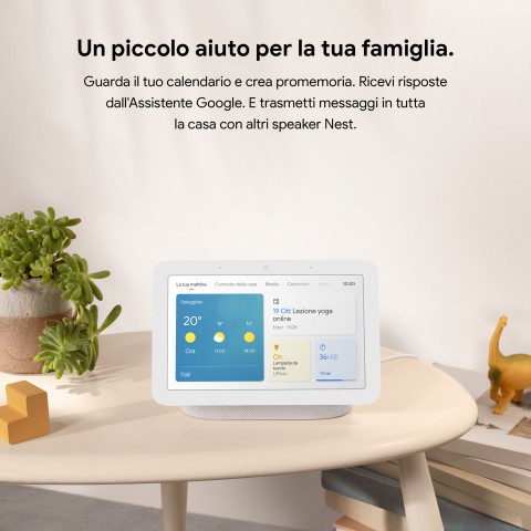 Google Nest Hub (2 generazione) - Dispositivo per la smart home con Assistente