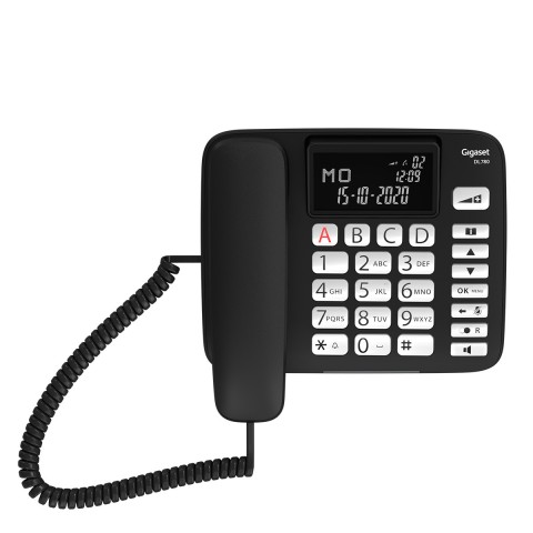 Gigaset DL780 Plus Telefono analogico/DECT Identificatore di chiamata Nero