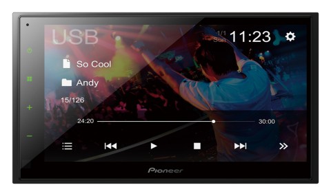 Pioneer DMH-A340DAB Nero 200 W Bluetooth