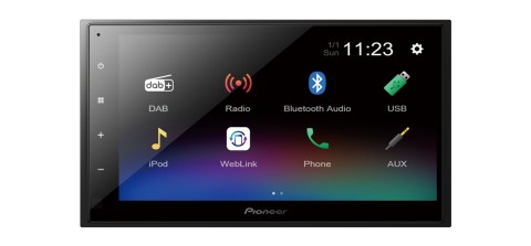 Pioneer DMH-A340DAB Nero 200 W Bluetooth