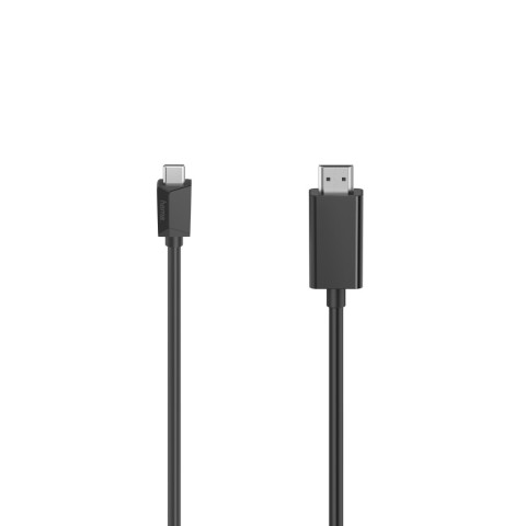 Hama Cavo USB Type C (ingresso)/HDMI (uscita), Ultra HD 4K, 1,5 metri, nero(Pack PC)