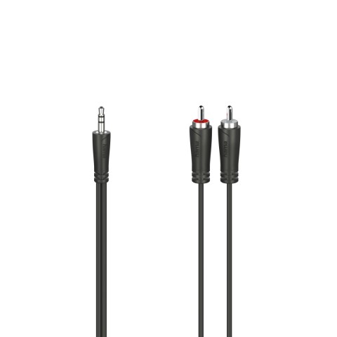 Hama Cavo Jack 3.5 mm M/2x RCA M, 1,5 metri, nero