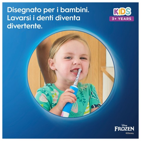 Oral-B Testina Di Ricambio per Spazzolino Kids Frozen. Confezione Da 3