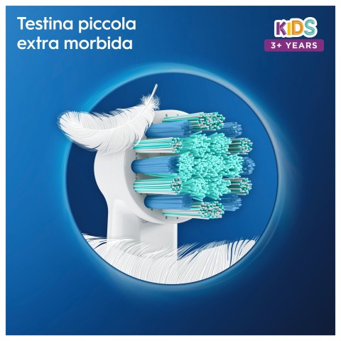 Oral-B Testina Di Ricambio per Spazzolino Kids Frozen. Confezione Da 3