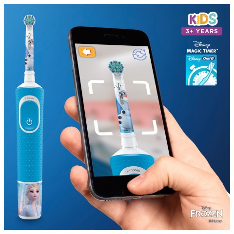 Oral-B Testina Di Ricambio per Spazzolino Kids Frozen. Confezione Da 3