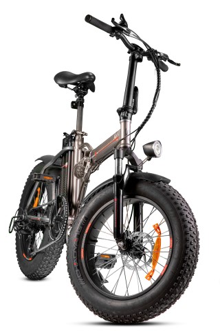 Smartway M1P-R1SL-T bicicletta elettrica Titanio Acciaio 50,8 cm (20") 30 kg Ioni di Litio