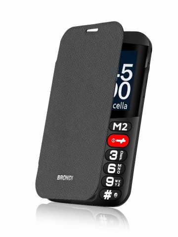 Brondi Amico Chic 6,1 cm (2.4") Nero Telefono cellulare basico