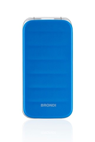 Brondi Fox 4,5 cm (1.77") 74 g Blu, Argento Telefono cellulare basico