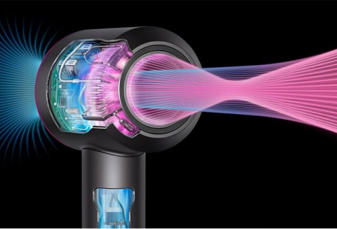 Dyson Supersonic Iron/Fuchsia asciuga capelli 1600 W Fucsia, Grigio