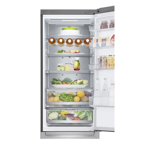 LG GBB72NSUGN frigorifero con congelatore Libera installazione 384 L D Acciaio inox