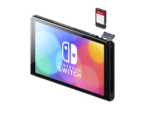 Nintendo Switch (modello Oled) Rosso neon/Blu neon, schermo 7 pollici