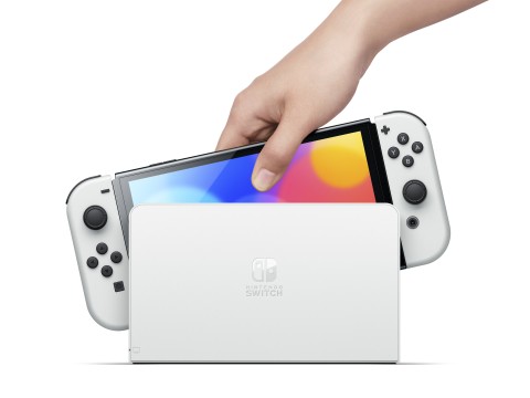 Nintendo Switch (modello Oled) Bianco, schermo 7 pollici