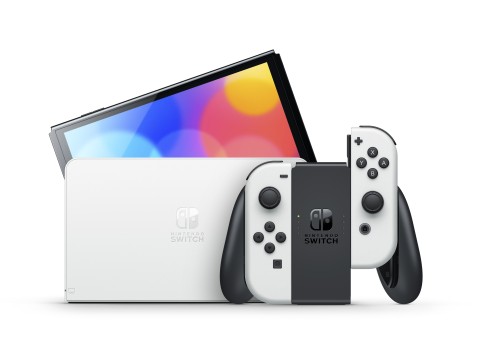 Nintendo Switch (modello Oled) Bianco, schermo 7 pollici