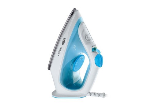 Braun TexStyle 1 Ferro da stiro a secco e a vapore Piastra in Ceramica 2000 W Blu, Bianco