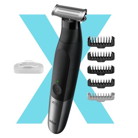 Braun Series XT5 Regolabarba Uomo, Rasoio Elettrico Barba, Kit Depilazione, Lama Duratura, XT5100