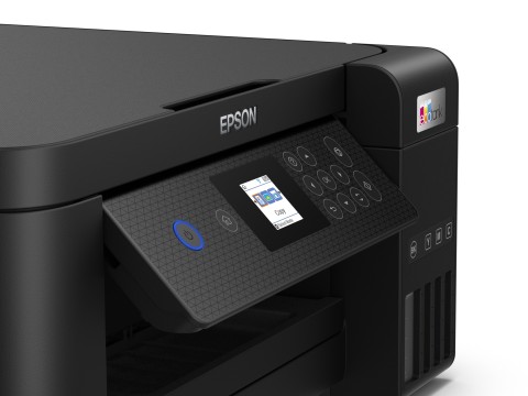 Epson EcoTank ET-2850 stampante multifunzione inkjet 3-in-1 A4, serbatoi ricaricabili alta capacità, 5 flaconi inclusi pari a 14000pag B/N 5200pag colore, Wi-FI Direct, USB