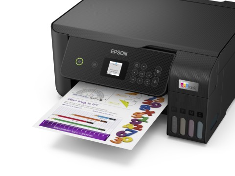 Epson EcoTank ET-2820 stampante multifunzione inkjet 3-in-1 A4, serbatoi ricaricabili alta capacità, 4 flaconi inclusi pari a 3600pag B/N 6500pag colore, Wi-FI Direct, USB