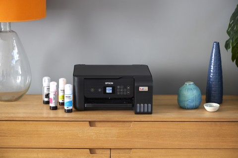 Epson EcoTank ET-2820 stampante multifunzione inkjet 3-in-1 A4, serbatoi ricaricabili alta capacità, 4 flaconi inclusi pari a 3600pag B/N 6500pag colore, Wi-FI Direct, USB