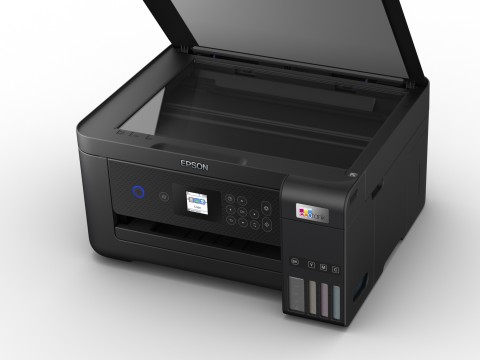 Epson EcoTank ET-2850 stampante multifunzione inkjet 3-in-1 A4, serbatoi ricaricabili alta capacità, 5 flaconi inclusi pari a 14000pag B/N 5200pag colore, Wi-FI Direct, USB