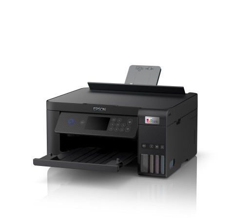 Epson EcoTank ET-2850 stampante multifunzione inkjet 3-in-1 A4, serbatoi ricaricabili alta capacità, 5 flaconi inclusi pari a 14000pag B/N 5200pag colore, Wi-FI Direct, USB